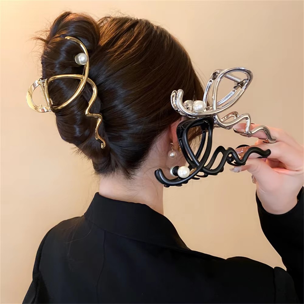 Women Accessories Sale - Заколка для волос Big Wave Pearl,