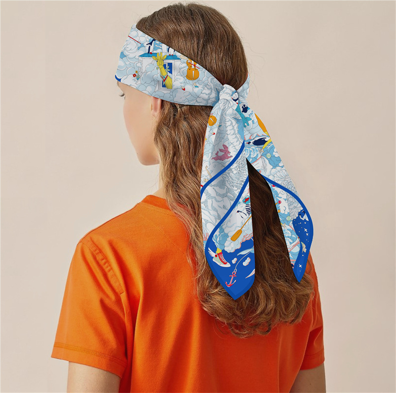 POBING саржевый шелковый шарф, – обзор и цена Silk Scarf Square