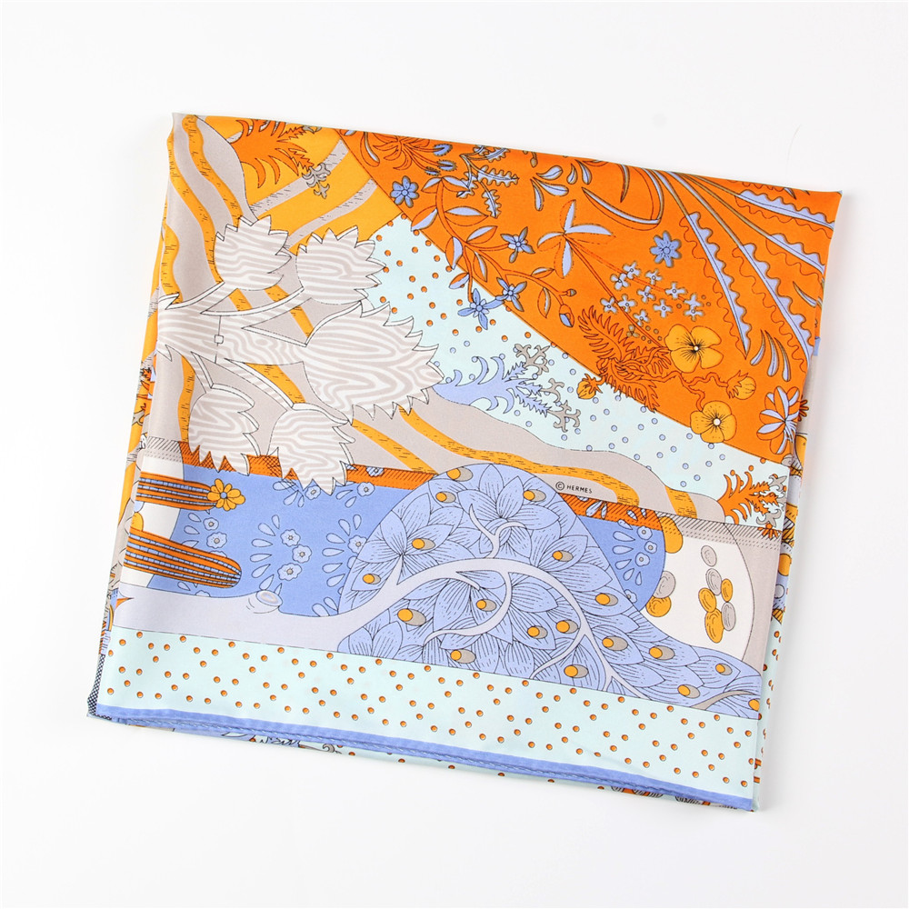 Ручная работа, саржевый шелков – обзор и цена Silk Scarf Square
