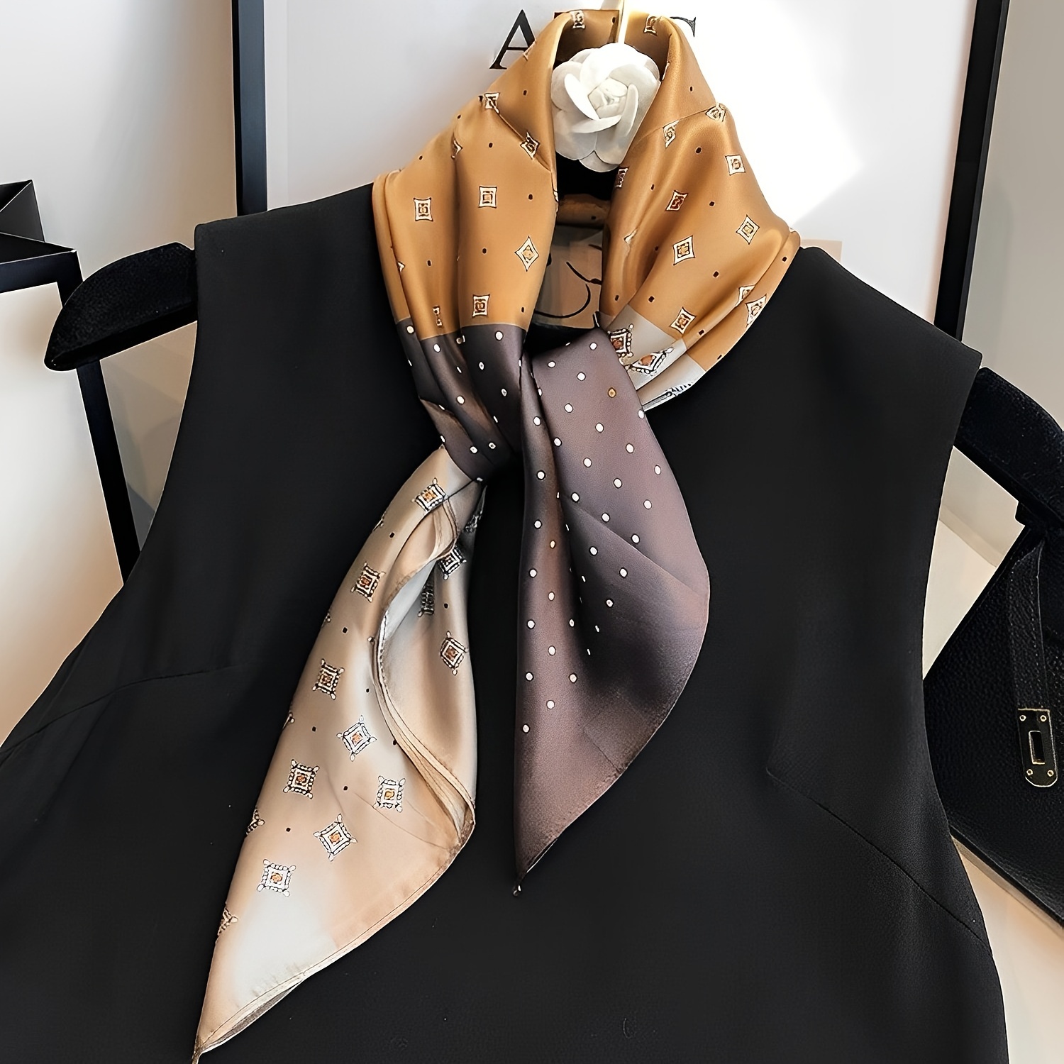 25,59-дюймовый квадратный шарф – обзор и цена Silk Scarf Square