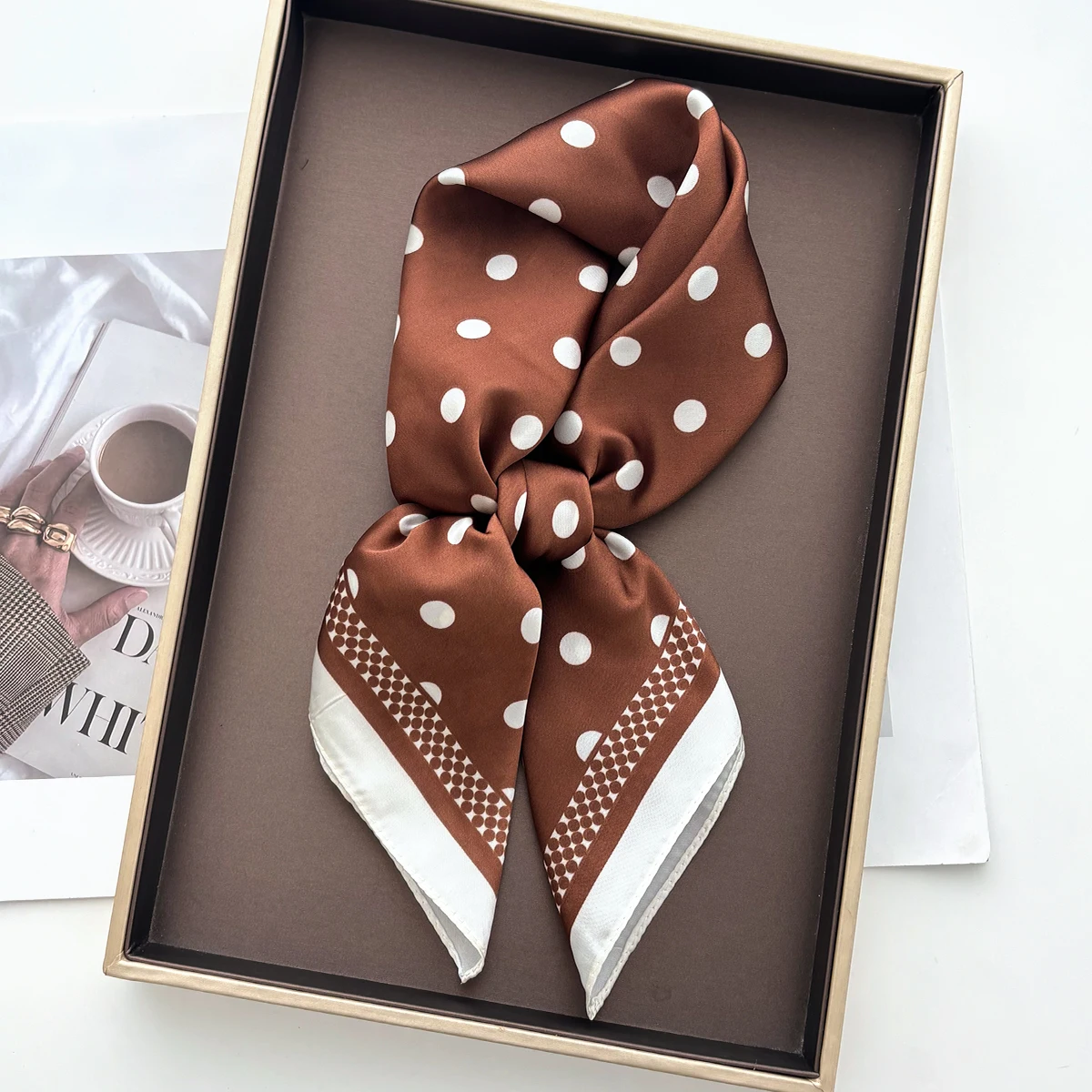 Женский элегантный мягкий атла – обзор и цена Silk Scarf Square