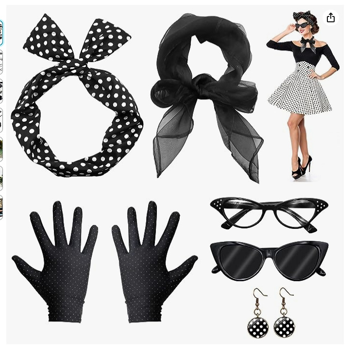 Аксессуары для одежды 50s, акс – обзор и цена Women'S Accessories In The 1950S